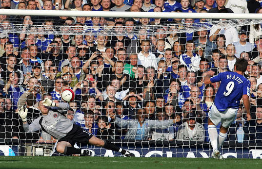 Fotboll, engelsk, Premier Leauge. Everton - Sheffield