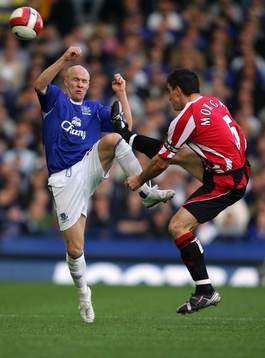 Fotboll, engelsk, Premier Leauge. Everton - Sheffield