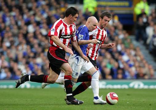 Fotboll, engelsk, Premier Leauge. Everton - Sheffield
