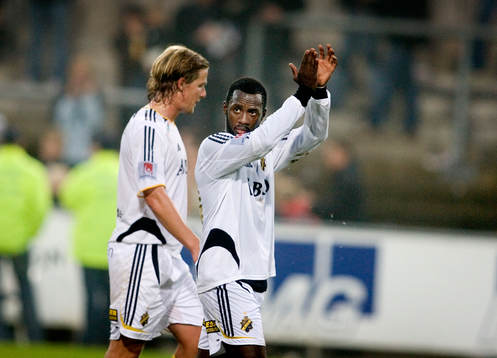 Dulee Johnson och Daniel Tjernström, AIK