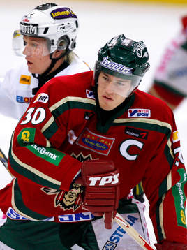 Jonas Johnsson i sin elitseriematch 700