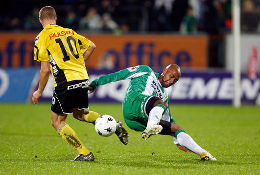 Jeffrey Aubynn, Hammarby och Samuel Holmén, Elfsborg