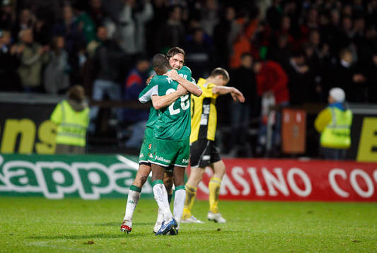 Max von Schlebrügge och Jose Monteiro, Hammarby jubel