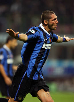Inter - Livorno: Materazzi, Inter, jubel, glädje