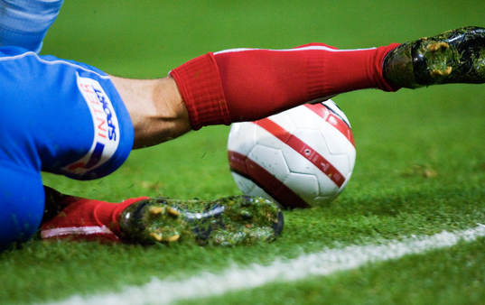 Glidtackling, boll, ben, fot