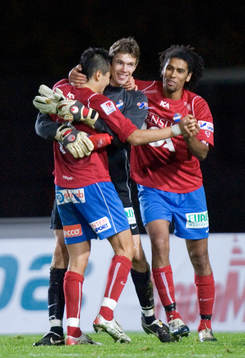 Emin Nouri, Robin Malmqvist, målvakt och Marco Da Silva,