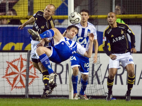 Nicklas Carlsson, AIK och Dennis Jonsson, Göteborg