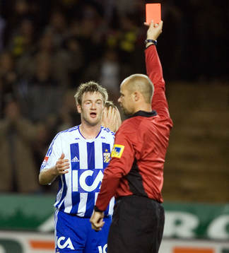 Dennis Jonsson, Göteborg och Martin Hansson, domare