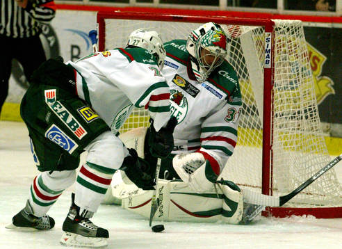 Johannes Reichel, Rögle rensar framför Andreas Andersson,