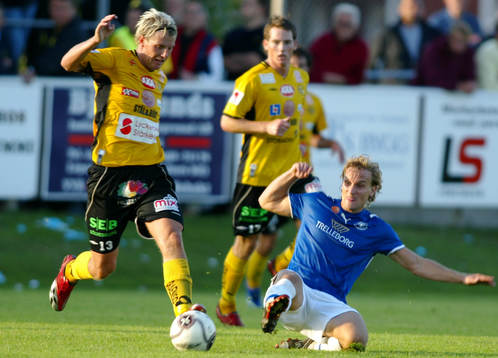 Daniel Nilsson, Mjällby och Jonas Bjurström, Trelleborg