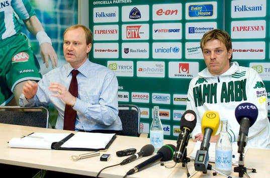 Henrik Appelqvist, vd Hammarby och nye tränaren Tony
