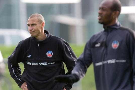 Henrik "Henke" Larsson och Luton Shelton, målfarlig HIF-duo