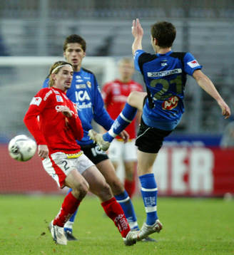 Lasse Johansson, Kalmar och Tibor Joza, Halmstad