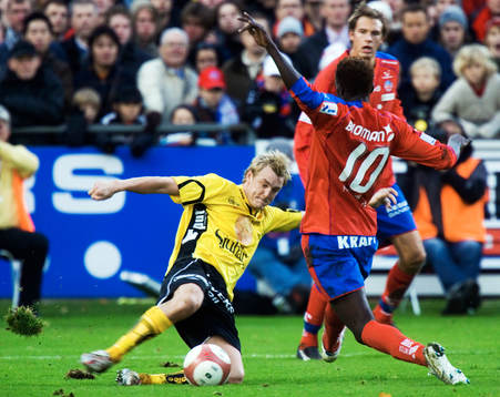 Mathias Svensson och McDonald Mariga