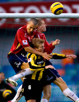 Ivica Skiljo och Elias Storm, Örgryte och David Marek,