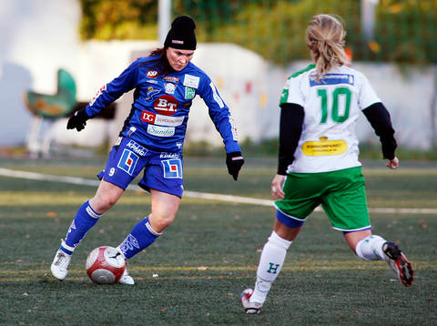 Frida Östberg, Linköping och Louise Fors, Hammarby
