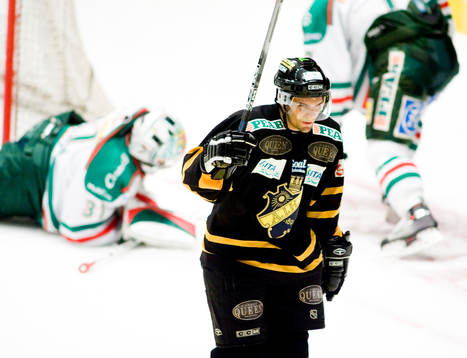 Mattias Beck, AIK gör 1-0, jubel