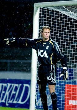 Göteborgs målvakt Bengt Andersson