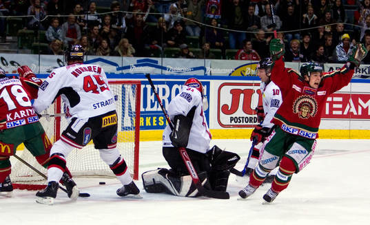 Martin Plüss, Frölunda, Jubel