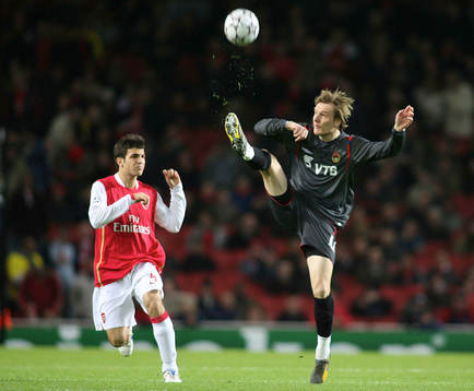 Milos Krasic, Moskva och Cesc Fabregas, Arsenal