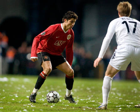 Cristiano Ronaldo, Manchester United och Oscar Wendt,