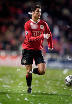 Fotboll, Champions League,  Cristiano Ronaldo, Manchester