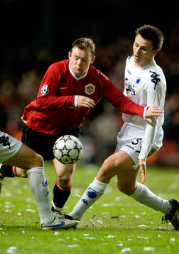 William Kvist, Köpenhamn, och Wayne Rooney, Manchester