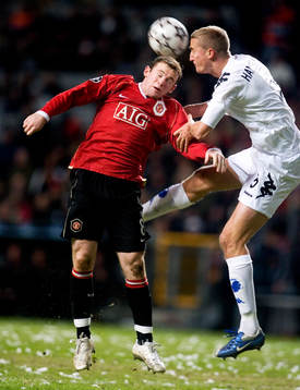 Brede Hangeland, Köpenhamn och Wayne Rooney, Manchester