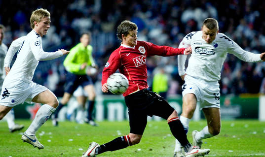 Fotboll, Champion Leauge. FC Köpenhamn -  Manchester