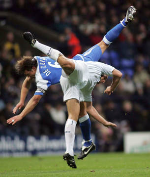 Fotboll, engelsk, Premier League,  Bolton Wanderers - Wigan