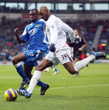 Fotboll, engelsk, Premier League,  Bolton Wanderers - Wigan