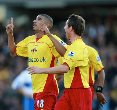 Hameur Bouazza, Watford, jubel