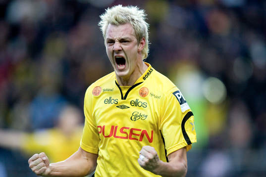 1-0, jubel Mathias Svensson
