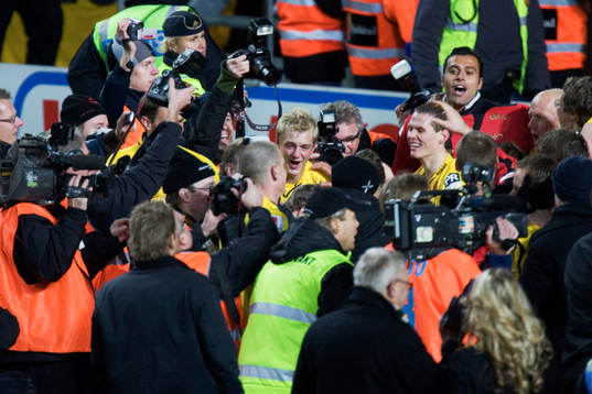Mathias Svensson, Jon Jönsson och Abbas Hassan, Elfsborg,