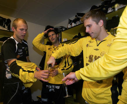 Martin Andersson, Jari Ilola och Anders Svensson, Elfsborg,