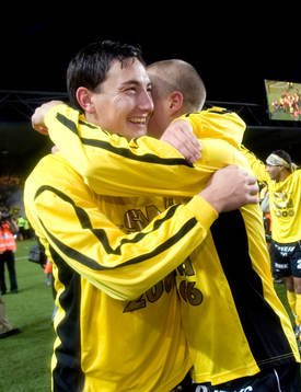 Svenska Mästare, SM-guld.  Jubel, Stefan Izhisaki
