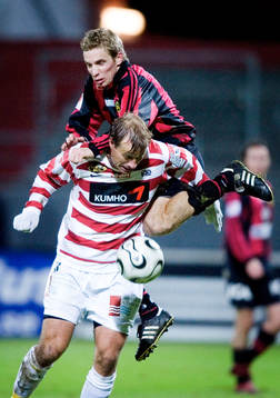 Stefan Bergtoft, BP klättrar på Hans Berggren, Häcken