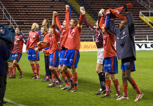 Helsingborg vann Svenska Cupen. Jubel