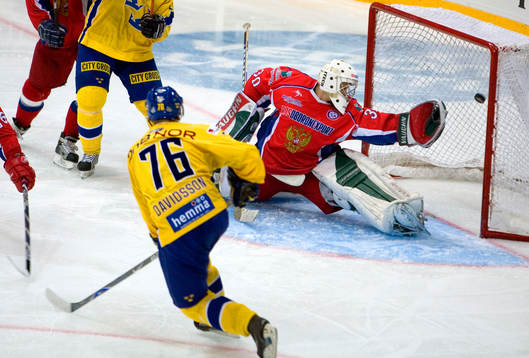 Johan Davidsson gör mål