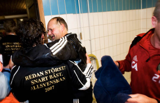 Brommapojkarna, jubel, klara för allsvenskan