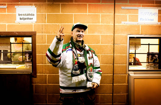 Sven-Åke Rothman är trogen Rögle supporter sedan 60-talet
