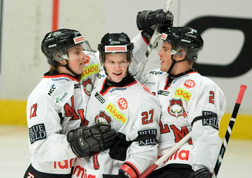 Marcus Laulsson, Carl Söderberg och Patrik Hersley, Malmö