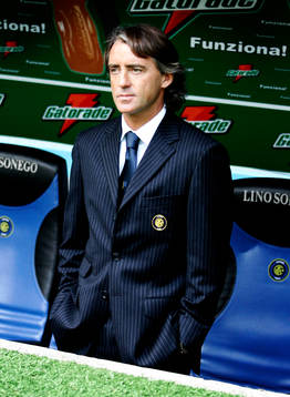 Fotboll, Italiensk Liga, Serie A, Roberto Mancini, tränare