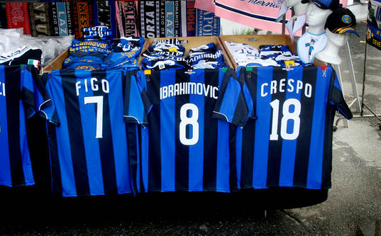 Fotboll, Italiensk Liga, Serie A, Souvenir, tröja, Inter,
