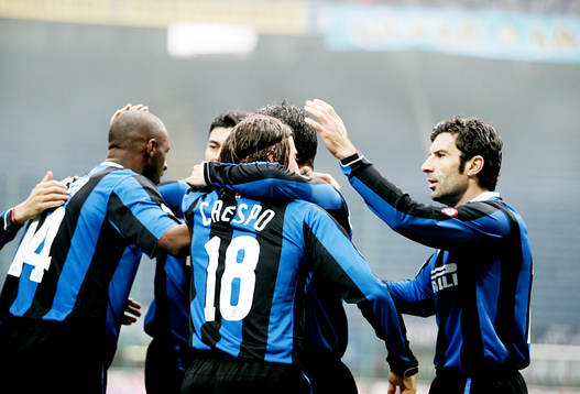 Fotboll, Italiensk Liga, Serie A, Inter, jubel