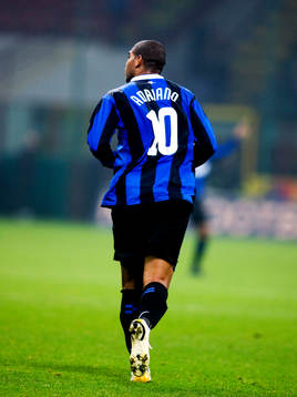 Fotboll, Italiensk Liga, Serie A, Adriano, Inter