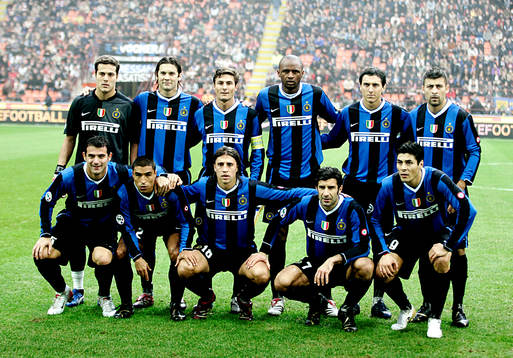 Fotboll, Italiensk Liga, Serie A, lagbild, lagfoto, Inter