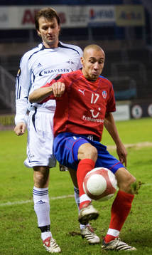 Henrik Larsson, Helsingborg och Christer Basma, Rosenborg