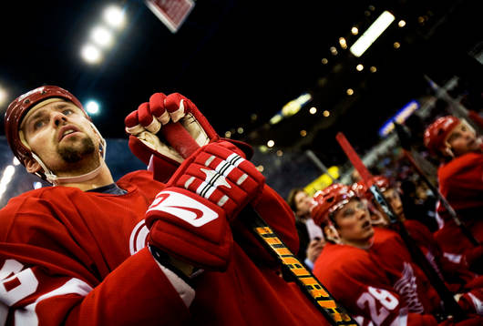 Ishockey, NHL, Detroit Red Wings - Vancouver Canucks 3-4