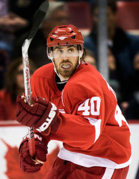 Ishockey, NHL, Detroit Red Wings - Vancouver Canucks.